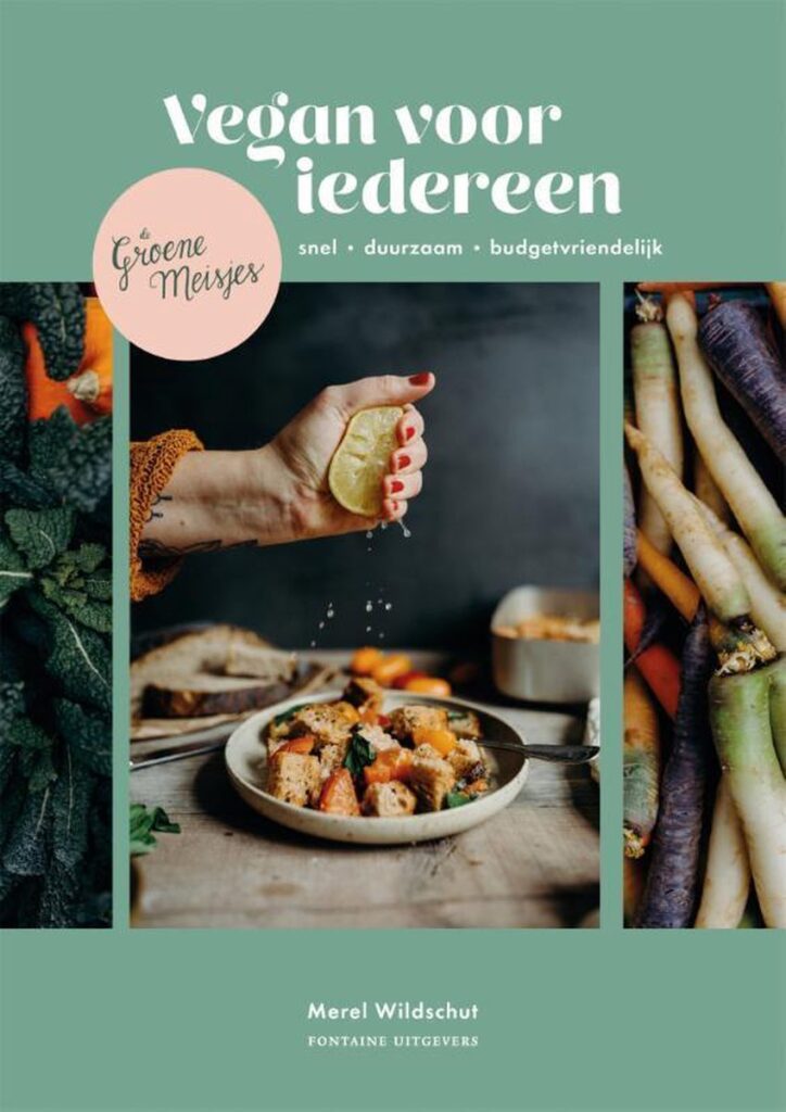 boek frontcover De Groene Meisjes: vegan voor iedereen