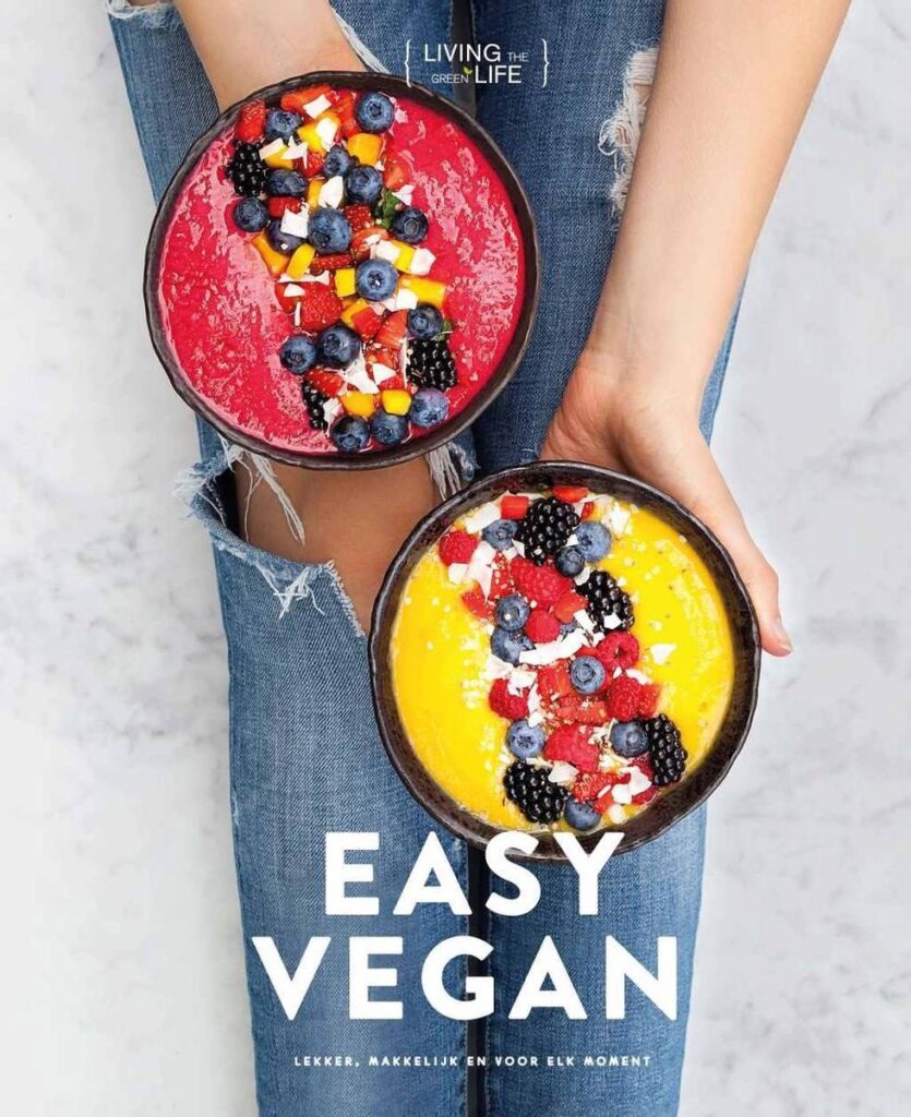 boek frontcover Easy vegan Auteur: Living The Green Life