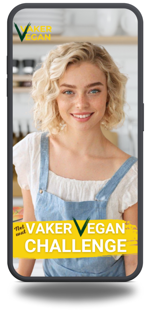 sophie vaker vegan challenge telefoon mock up small