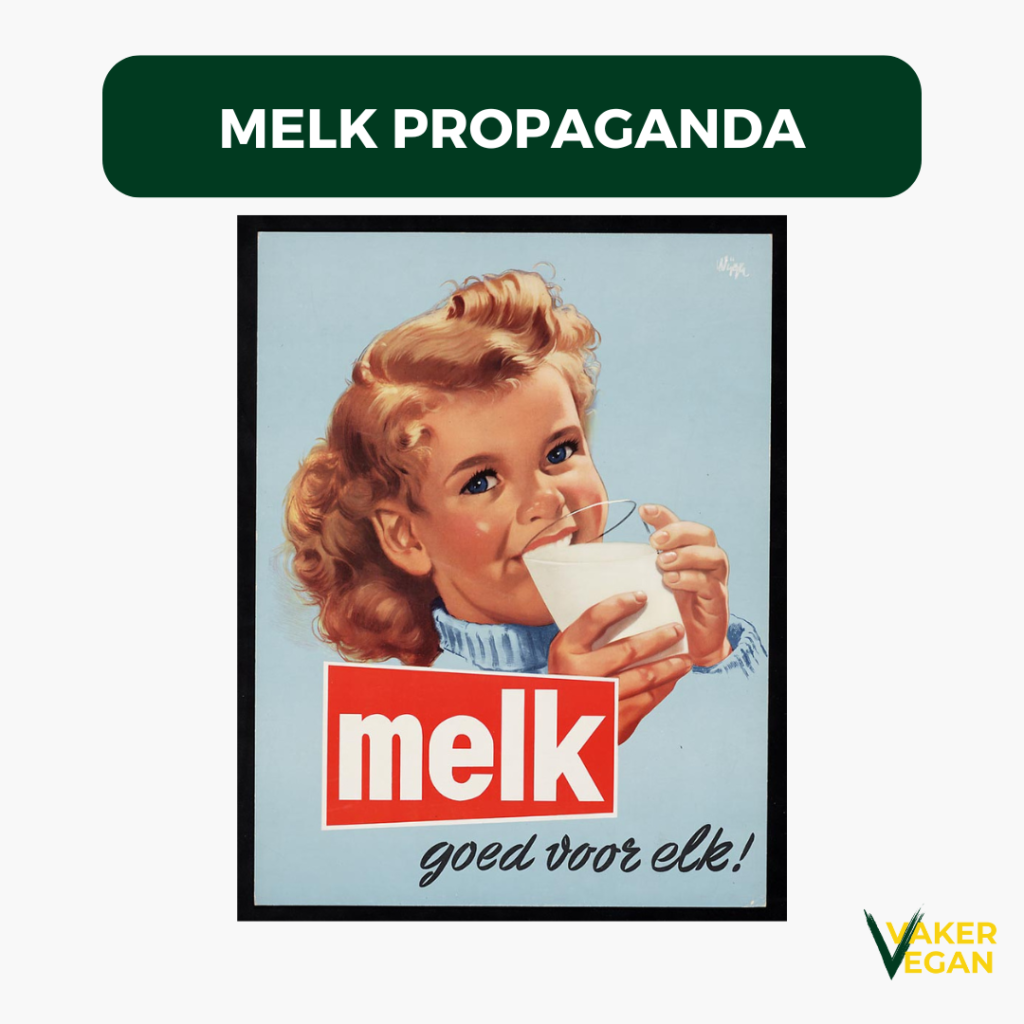 melk propaganda zuivel industrie subsidie reclame ga vegan melk goed voor elk